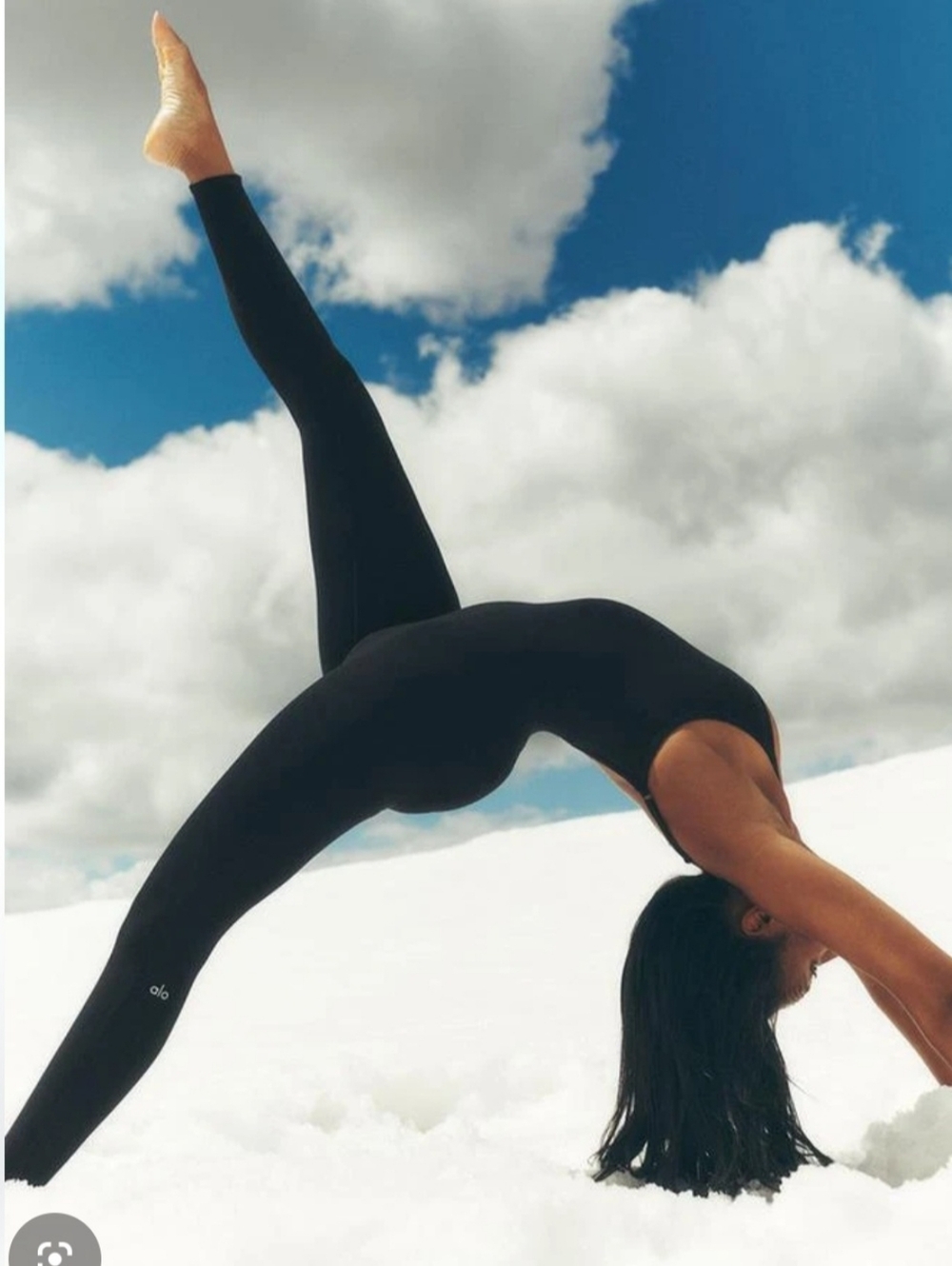 Alo Yoga Cable Black Women's Seamless Jumpsuit SMALL
